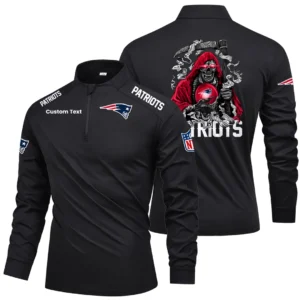 New England Patriots Quarter Zip Long Sleeve New 2026 Limited Personalize Name