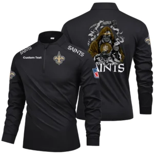 New Orleans Saints Quarter Zip Long Sleeve New 2026 Limited Personalize Name