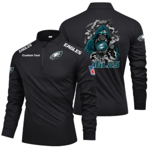 Philadelphia Eagles Quarter Zip Long Sleeve New 2026 Limited Personalize Name