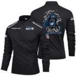 Seattle Seahawks Quarter Zip Long Sleeve New 2026 Limited Personalize Name