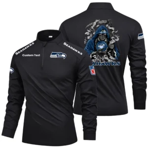 Seattle Seahawks Quarter Zip Long Sleeve New 2026 Limited Personalize Name