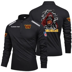 Washington Commanders Quarter Zip Long Sleeve New 2026 Limited Personalize Name