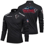 Atlanta Falcons Quarter Zip Long Sleeve 2026 Limited Graffiti Style For Fans Personalize Name