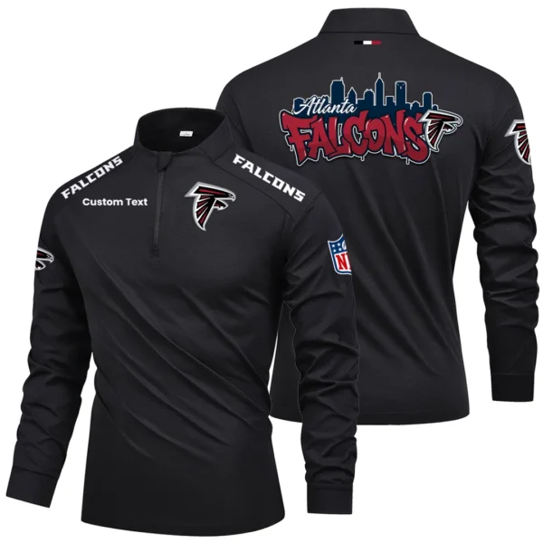 Atlanta Falcons Quarter Zip Long Sleeve 2026 Limited Graffiti Style For Fans Personalize Name