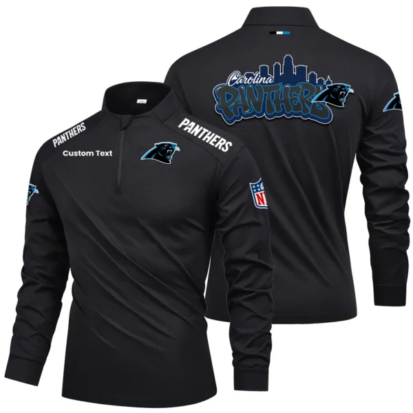Carolina Panthers Quarter Zip Long Sleeve 2026 Limited Graffiti Style For Fans Personalize Name