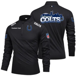 Indianapolis Colts Quarter Zip Long Sleeve 2026 Limited Graffiti Style For Fans Personalize Name