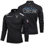 Las Vegas Raiders Quarter Zip Long Sleeve 2026 Limited Graffiti Style For Fans Personalize Name