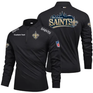 New Orleans Saints Quarter Zip Long Sleeve 2026 Limited Graffiti Style For Fans Personalize Name