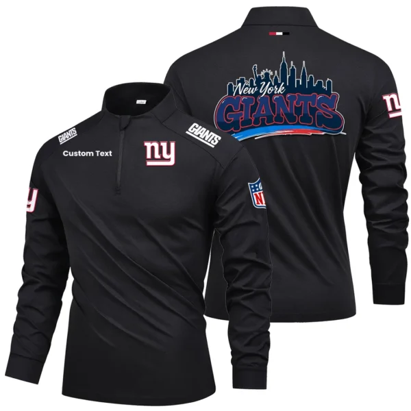 New York Giants Quarter Zip Long Sleeve 2026 Limited Graffiti Style For Fans Personalize Name