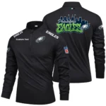 Philadelphia Eagles Quarter Zip Long Sleeve 2026 Limited Graffiti Style For Fans Personalize Name