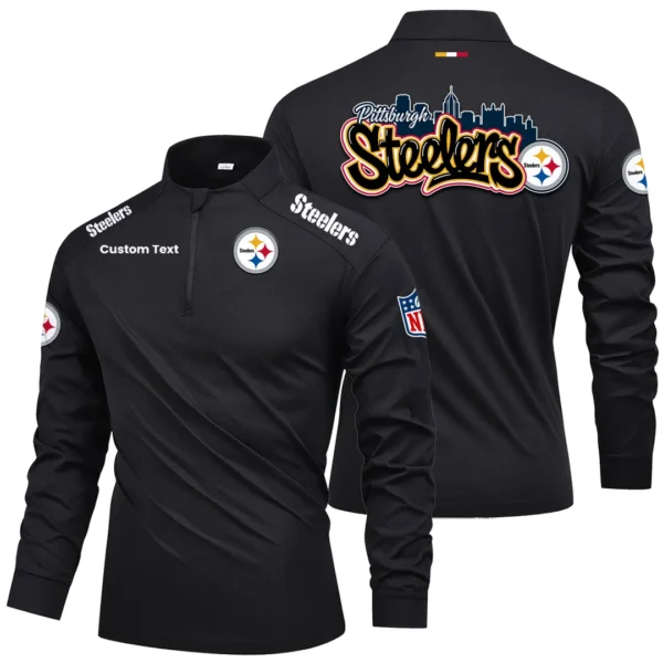 Pittsburgh Steelers Quarter Zip Long Sleeve 2026 Limited Graffiti Style For Fans Personalize Name
