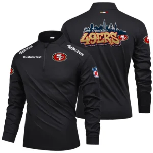 San Francisco 49ers Quarter Zip Long Sleeve 2026 Limited Graffiti Style For Fans Personalize Name