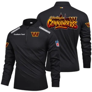 Washington Commanders Quarter Zip Long Sleeve 2026 Limited Graffiti Style For Fans Personalize Name