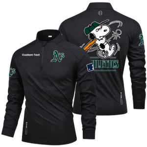 Athletics Quarter Zip Long Sleeve Shirt New 2026 Limited Personalize Name