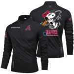 Atlanta Braves Quarter Zip Long Sleeve Shirt New 2026 Limited Personalize Name