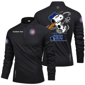 Chicago Cubs Quarter Zip Long Sleeve Shirt New 2026 Limited Personalize Name