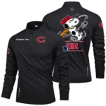 Cincinnati Reds Quarter Zip Long Sleeve Shirt New 2026 Limited Personalize Name