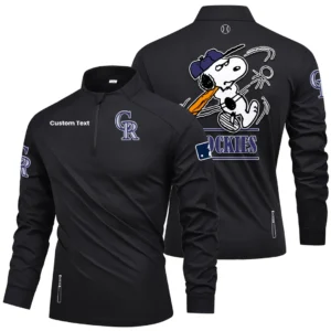 Colorado Rockies Quarter Zip Long Sleeve Shirt New 2026 Limited Personalize Name