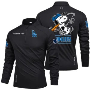 Los Angeles Dodgers Quarter Zip Long Sleeve Shirt New 2026 Limited Personalize Name