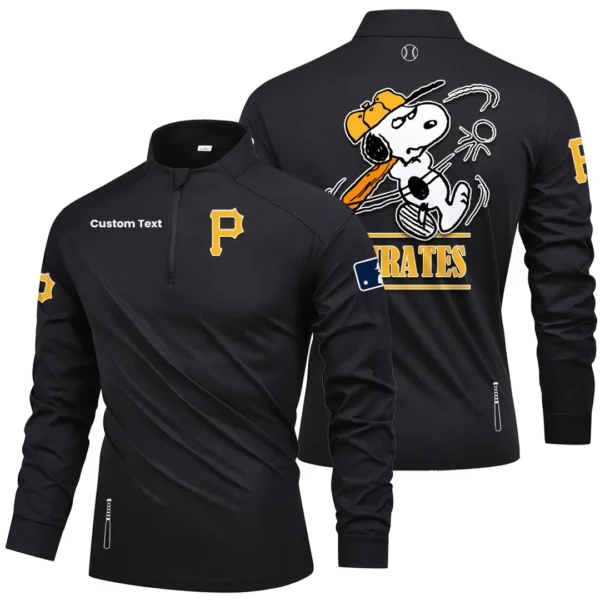 Pittsburgh Pirates Quarter Zip Long Sleeve Shirt New 2026 Limited Personalize Name