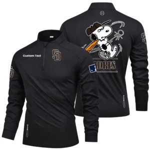 San Diego Padres Quarter Zip Long Sleeve Shirt New 2026 Limited Personalize Name