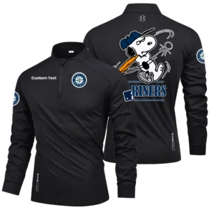 Seattle Mariners Quarter Zip Long Sleeve Shirt New 2026 Limited Personalize Name