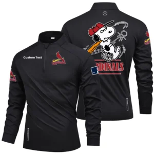 St. Louis Cardinals Quarter Zip Long Sleeve Shirt New 2026 Limited Personalize Name
