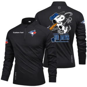 Toronto Blue Jays Quarter Zip Long Sleeve Shirt New 2026 Limited Personalize Name