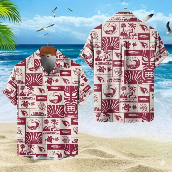 Arizona Cardinals Hawaiian Shirt Premium Crinkle Textured, Unisex New 2026 Limited