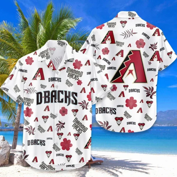 Arizona Diamondbacks Hawaiian Shirt 2026 Premium Crinkle Textured, Tropical Beach Limited Edition