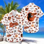 Baltimore Orioles Hawaiian Shirt 2026 Premium Crinkle Textured, Tropical Beach Limited Edition