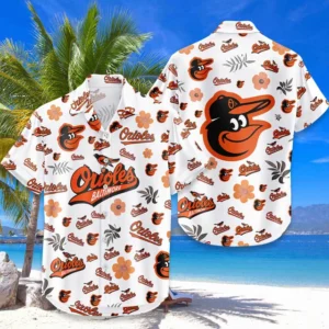 Baltimore Orioles Hawaiian Shirt 2026 Premium Crinkle Textured, Tropical Beach Limited Edition