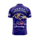 Baltimore Ravens Polo Shirt x America’s 250th Anniversary 2026 Limited Customize Name
