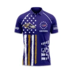Baltimore Ravens Polo Shirt x America’s 250th Anniversary 2026 Limited Customize Name
