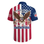 Buffalo Bills Hawaiian Shirt 2026 Premium Crinkle Textured x Liberty Eagle Patriotic Limited Edition