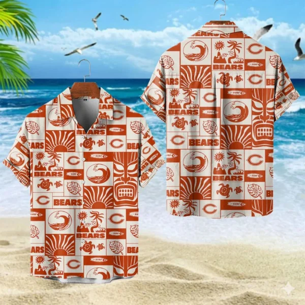 Chicago Bears Hawaiian Shirt Premium Crinkle Textured, Unisex New 2026 Limited
