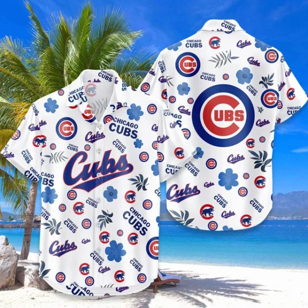 Chicago Cubs Hawaiian Shirt 2026 Premium Crinkle Textured, Tropical Beach Limited Edition