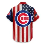 Chicago Cubs Hawaiian Shirt 250 Years of Freedom Anniversary 1776-2026 USA Flag Premium Crinkle Textured