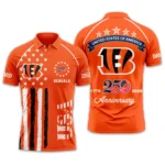Cincinnati Bengals Polo Shirt x America’s 250th Anniversary 2026 Limited Customize Name