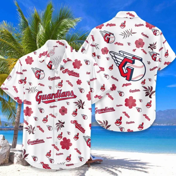 Cleveland Guardians Hawaiian Shirt 2026 Premium Crinkle Textured, Tropical Beach Limited Edition
