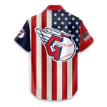 Cleveland Guardians Hawaiian Shirt 250 Years of Freedom Anniversary 1776-2026 USA Flag Premium Crinkle Textured