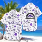 Colorado Rockies Hawaiian Shirt 2026 Premium Crinkle Textured, Tropical Beach Limited Edition