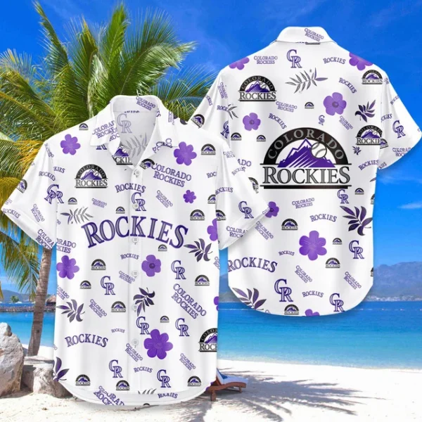 Colorado Rockies Hawaiian Shirt 2026 Premium Crinkle Textured, Tropical Beach Limited Edition