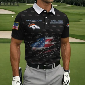 Denver Broncos Polo Shirt America’s 250th Anniversary 2026 Limited Personalize Name