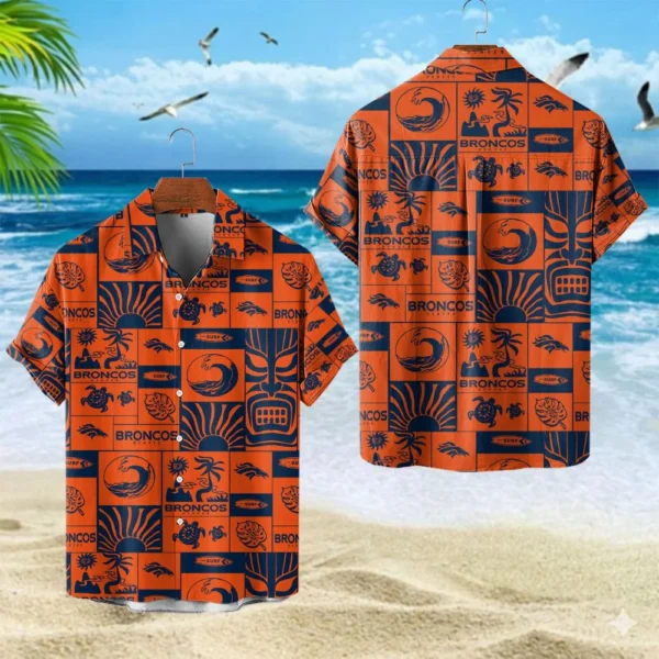 Denver Broncos Hawaiian Shirt Premium Crinkle Textured, Unisex New 2026 Limited