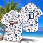 Detroit Tigers Hawaiian Shirt 2026 Premium Crinkle Textured, Tropical Beach Limited Edition