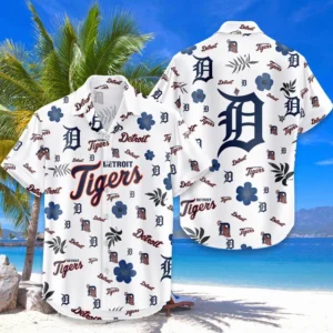 Detroit Tigers Hawaiian Shirt 2026 Premium Crinkle Textured, Tropical Beach Limited Edition