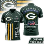 Green Bay Packers Polo Shirt x America’s 250th Anniversary 2026 Limited Customize Name
