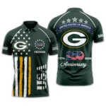 Green Bay Packers Polo Shirt x America’s 250th Anniversary 2026 Limited Customize Name