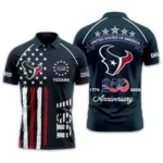 Houston Texans Polo Shirt x America’s 250th Anniversary 2026 Limited Customize Name